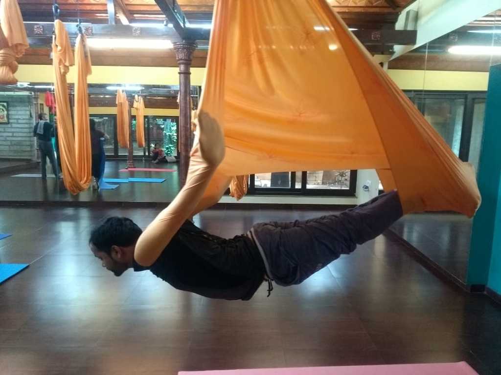 Pranayama breathwork session