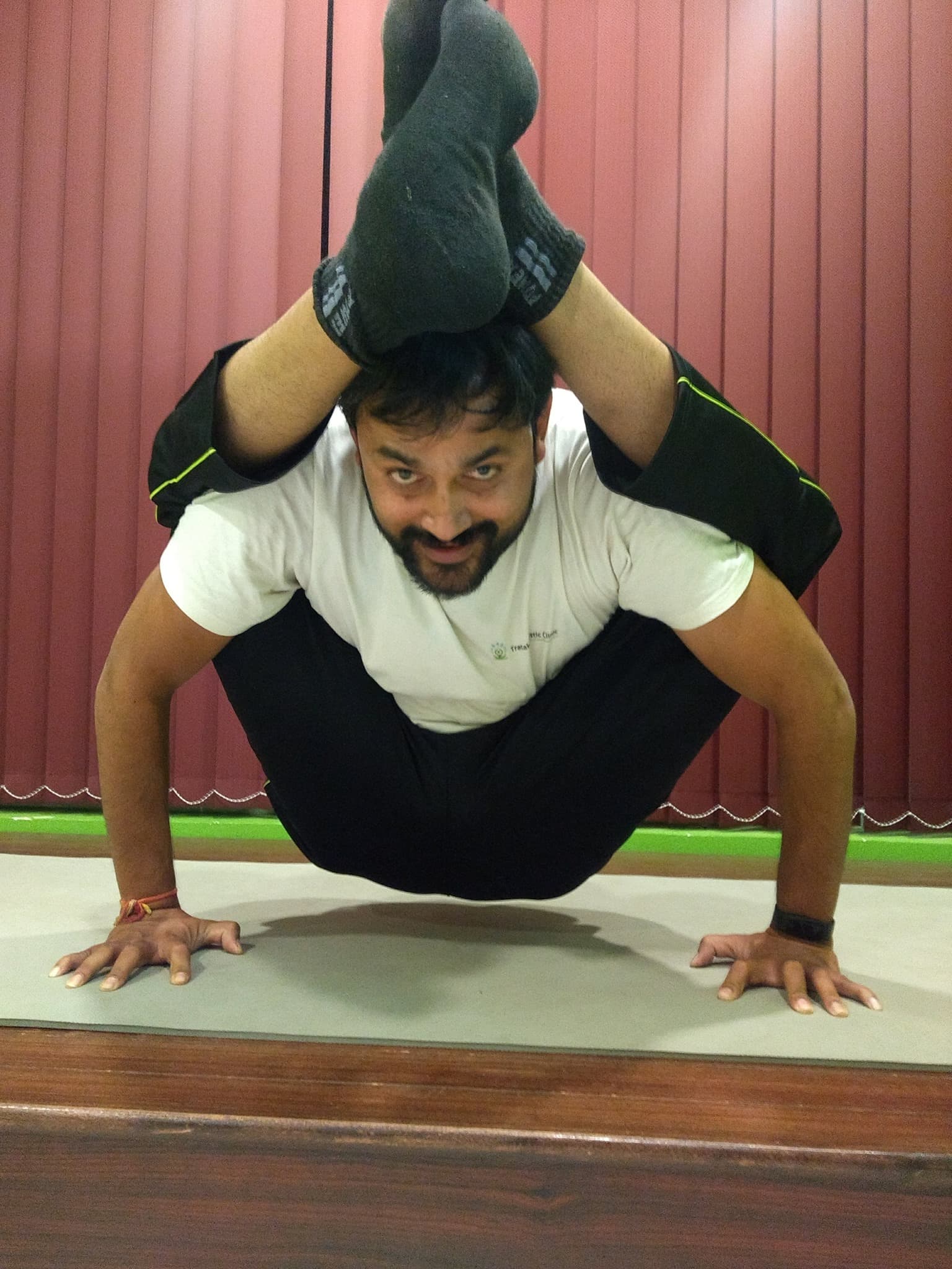 Acupressure therapy demonstration